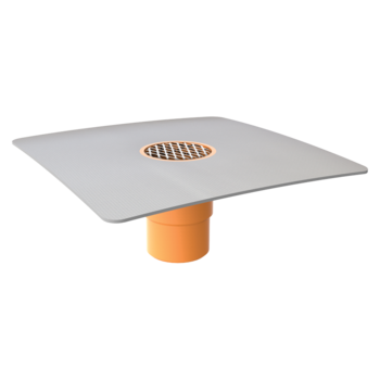 Receptor de balcon TOPWET cu flanșă din membrană PVC Receptor de balcon TOPWET cu flanșă din membrană PVC