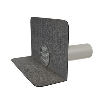 Receptor de colț(gargui) TOPWET cu secțiune rotundă, flanșă din membrană bituminoasă Receptor de colț(gargui) TOPWET cu secțiune rotundă, flanșă din membrană bituminoasă